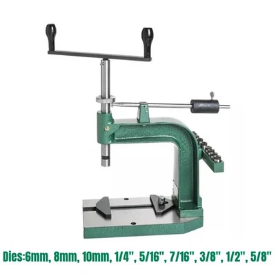 Manual Desktop Hand Tapping Machine Cast Iron Tap and Dies Precision Tapper New - Image 1 of 4