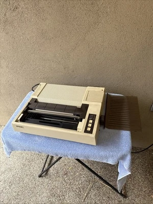 Vintage Epson FX-80 Dot Matrix Printer. Power On Tested, Nothing Else - Image 1 of 4