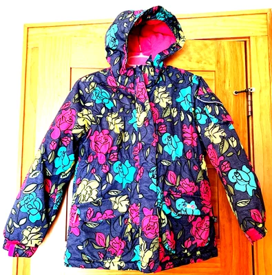 DEUX par DEUX Fleece lined Girl's Hooded Winter Snow Jacket Coat size 14 Years - Image 1 of 3