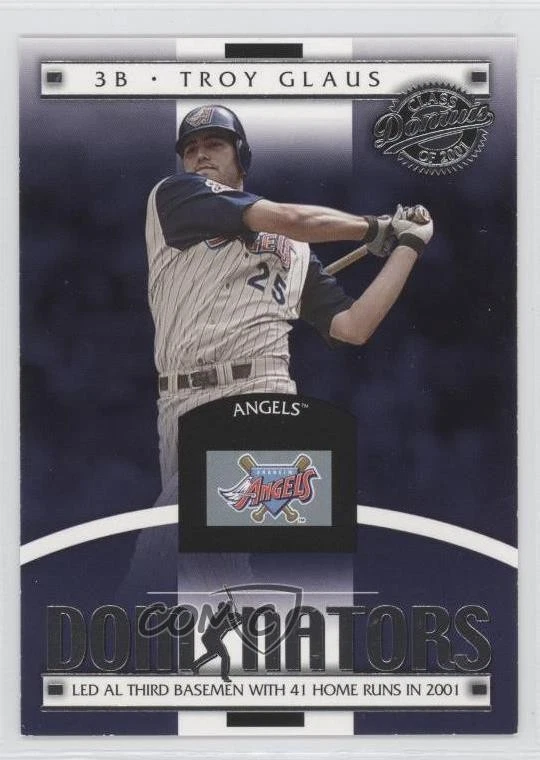 2001 Donruss Class Of 2001 Dominators Troy Glaus #DM-29 - Image 1 of 2