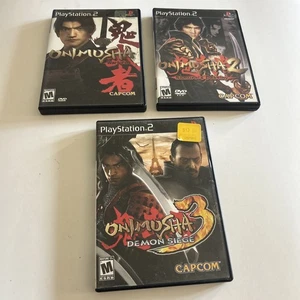 Lote Onimusha 1 2 3 PS2 / Juegos Sony PlayStation 2 Completo En Caja Original - Imagen 1 de 13