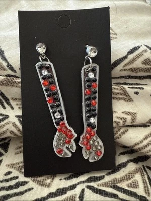Diamond Art Murder Earrings - Image 1 of 2
