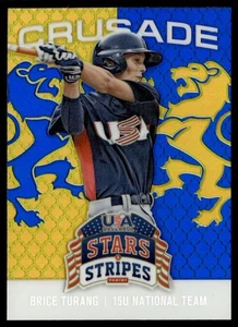 2015 Panini USA Stars & Stripes Crusade Blue Brice Turang USA #16 - Picture 1 of 2