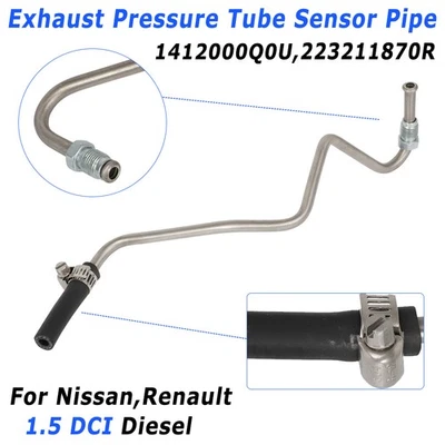 Exhaust Pressure Tube Sensor Pipe For Nissan Renault 1.5 Dci Diesel 223211870R - Image 1 of 4