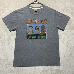 Homage NBA JAM T Shirt Men’s Large Phoenix Suns Booker Paul Gray - Picture 1 of 8