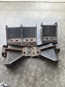 Ford F-150 Running Board Mounts YL84-16458-CAW YL84-16510-AAW Brackets OEM - Picture 1 of 5