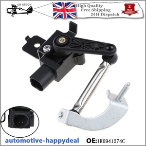 Front Headlight Level Sensor 1K0941274C For Audi A3 VW GTI Jetta Golf 5/6 - Picture 1 of 6