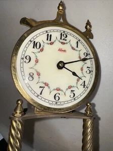 Reloj de latón péndulo Kundo Kieninger & Obergfell ¡SOLO PIEZAS O REPARACIÓN! ¡LEER! - Imagen 1 de 6