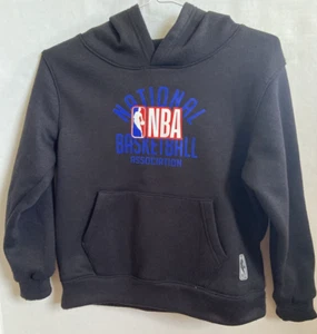 Kid's Icer Brands NBA Basketball Hoodie Size 7 Black *used* - Picture 1 of 6