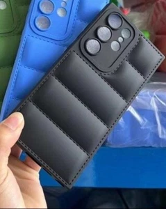 Pufferhülle 2024 für Samsung S23 Ultra Trendy Down Jacke Soft Cover schwarz - Bild 1 von 3