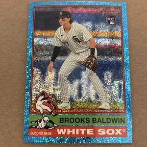 2025 Topps Heritage Brooks Baldwin #234 Chrome Light Blue Sparkle RC - Picture 1 of 2