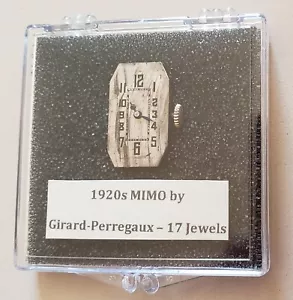 RARE 1920s MIMO by Girard-Perregaux 17 Jewels - 2 Adjustments - TICKS! - Picture 1 of 7