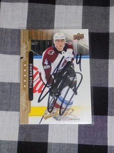 Tyson Barrie signierte Upper Deck MVP Hockeykarte Colorado Avalanche - Bild 1 von 1