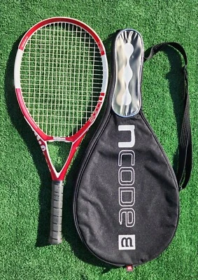 Wilson Ncode N5 Midplus Tennisschläger 4-3/8" Griff mit Abdeckung - Bild 1 von 4