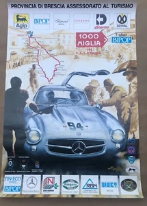 Póster Mille Miglia 1994 B grande póster evento de carreras 39 pulgadas Italia Mercedes #94 - Imagen 1 de 5