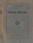 Ordinanze Podestarili. . Dott. Michele Galizia. 1935. .