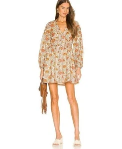 Vestido IMMERMANN Mini Talla AU 1 US 6 UK 10 FR 38 IT 42 ANDIE Azul Polvoriento Floral - Imagen 1 de 24