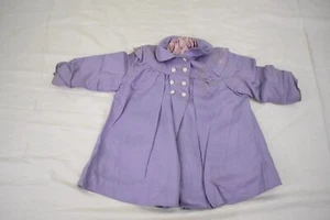 Vintage Baby Girls Purple Jacket Baby Town Original 50's/60's Embroidered - Picture 1 of 11