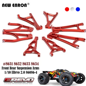 8631 8632 8633 8634 F/R Suspension Arms For RC Car Traxxas 1/10 E-Revo ERevo 2.0 - Picture 1 of 39