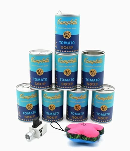 8x Kidrobot Andy Warhol Campbell's Soup Can * Extremely Rare Flower included - Bild 1 von 3