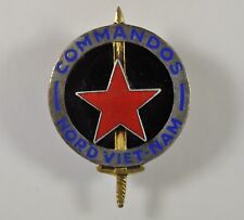 Commandos Nord-Vietnam, étoile en relief, Insigne Indochine A. Bertrand Paris
