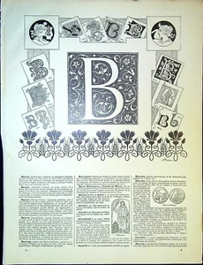 Antike Gravur Presse- - Der Brief - B-Ware - Picture 1 of 1