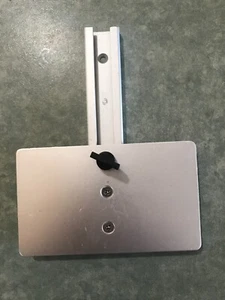 Large Adjustable Boat Transducer Bracket Flat Style Aluminium 94mm x 158mm New - Picture 1 of 9