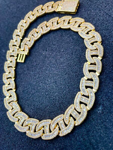 镀银链金色项链和吊坠男| eBay