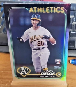 2024 Topps Update Rainbow Foil Zack Gelof US131 Rookie Oakland Athletics - Picture 1 of 2