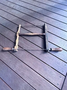 Vintage Small Timber Bow Saw - Picture 1 of 6