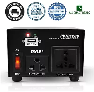 Conversor Convertidor Transformador De 110V 120V A 220V 100 Watts Calidad - Picture 1 of 12