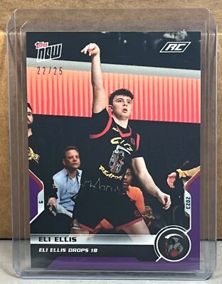2022 23 TOPPS NOW Overtime Elite #29 ELI ELLIS ROOKIE Purple Parallel 22/25 - Image 1 of 2