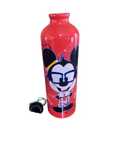 DISNEY STORE TOPOLINO tazza bottiglia acqua alluminio senza BPA 26 oz rosso nero - Foto 1 di 5