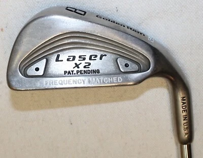 */Ram - Golden Ram - Laser X-2 - 39* #8 Iron - RH - Men's - Steel- Regular # J75 - Image 1 of 4