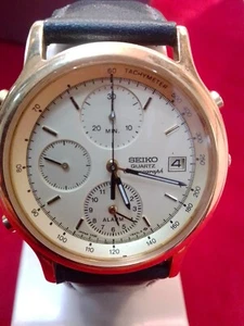 SEIKO 7T32 6A54 CRONOMETRO CON SUONERIA - Foto 1 di 4
