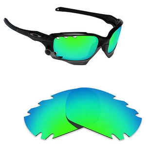 Hawkry Polarized Replacement Lenses for-Oakley Jawbone Vented Green Mirror - Picture 1 of 3