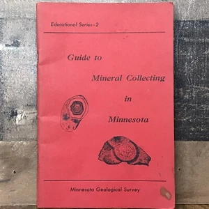 Guide To Mineral Collecting In Minnesota 1966 G R Rapp Jr Paperback U of M - Imagen 1 de 8