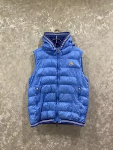 Men's down vest Moncler, size 4/L - Picture 1 of 13
