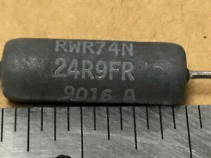 (1 PC)  DALE  RWR74N24R9FR  Wirewound Resistor  24.9 OHM 5W 1% - Picture 1 of 2