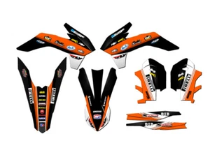 2013-2014 XC RICOCHET Orange Senge Graphics Kit Compatible with KTM - Picture 1 of 4