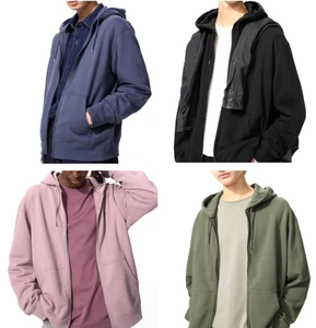 UNIQLO Sweat Full Zip Parka 479800 Unisex Size XS-4XL 4 Colors Cotton Casual - Picture 1 of 9