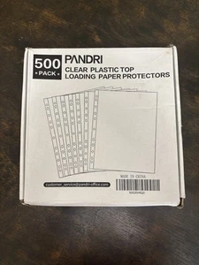 500 Count Clear Plastic Top Loading Paper Projectors - Picture 1 of 3