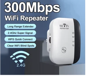 WiFi Extender Booster WLAN Verstärker bis zu 5000sq.ft Mit Repeater/AP Modus - Bild 1 von 6