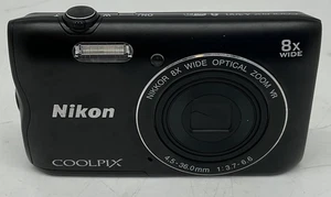 Nikon Coolpix Digital Camera A300 20MP Black *Working w/ Selection Wheel Issue* - Picture 1 of 15