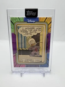 2025 Topps Disney Mint Scrooge McDuck Authentic Comic Cut Encased 1/1 - Picture 1 of 2