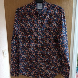 A Fish Named Fred Mens L/S Shirt SIZE M snapps spritzer Design Cotton Mix VGC - Picture 1 of 8