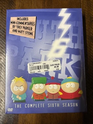 South Park The Complete Sixth Season 3 Disc DVD Set New Sealed Box - Image 1 of 4