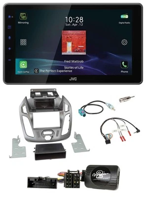 JVC DAB Lenkrad Bluetooth USB Autoradio für Ford Connect Transit 12-18 ohne Disp - Bild 1 von 4