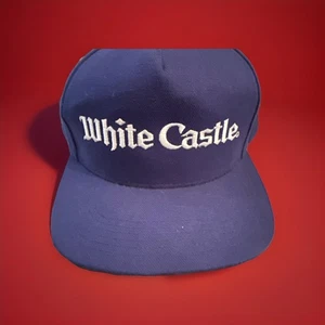 Supreme White Castle 5 Paneles Snapback Azul Marino - Imagen 1 de 6