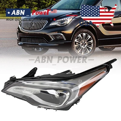Fit For 2016-2020 Buick Envision Halogen Headlight LED DRL Driver Side Foto 1 de 4